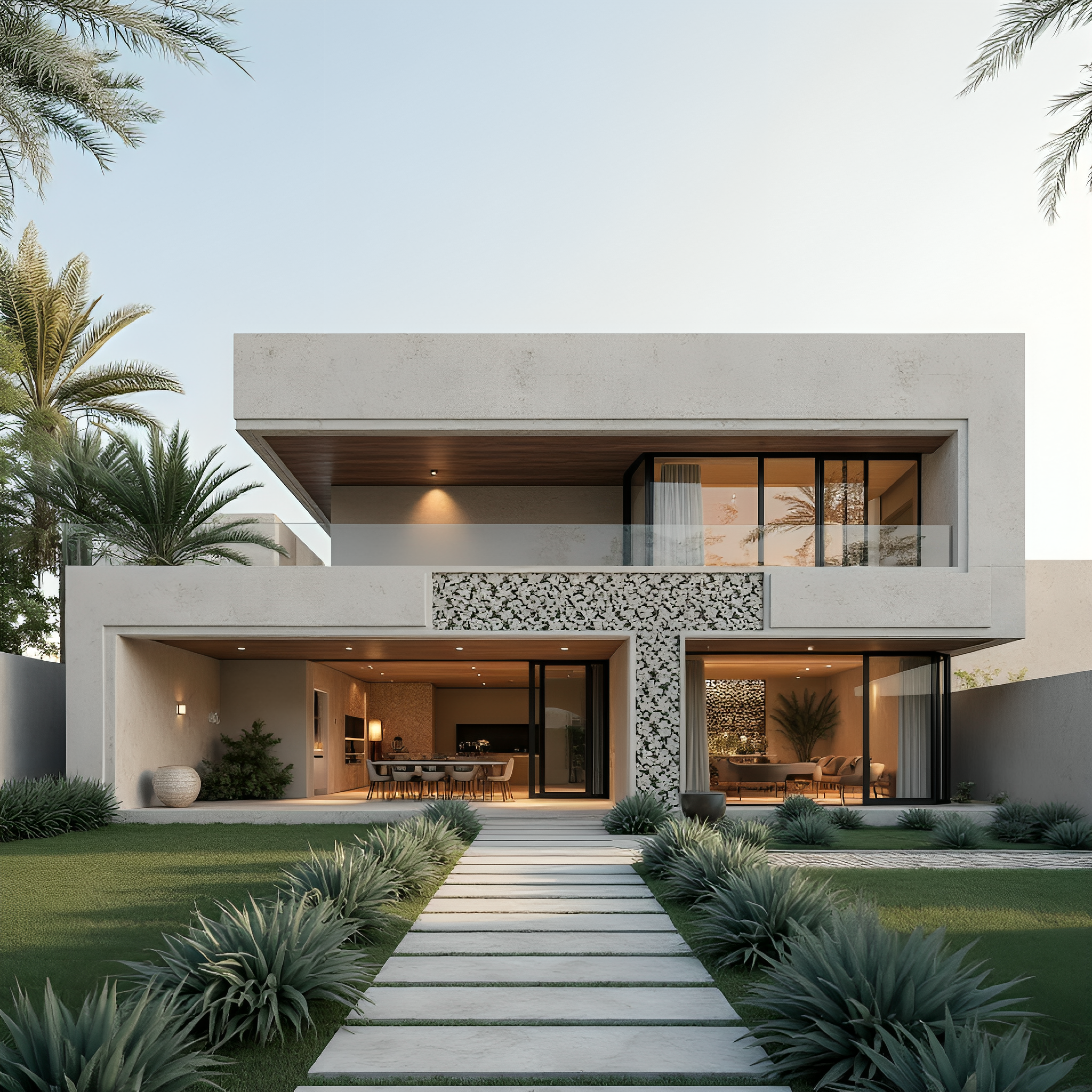 Проект современного  жилого дома